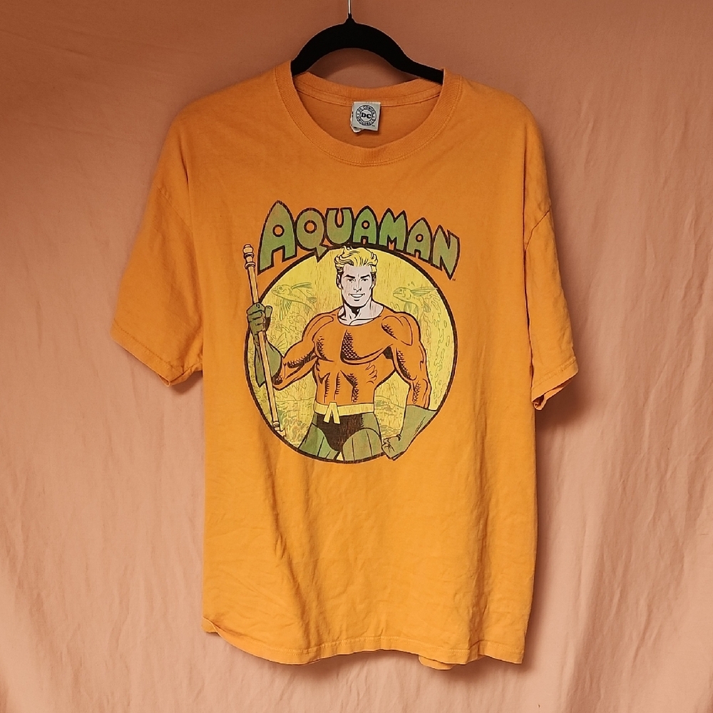 DC Comics Aquaman Orange Graphic Tee
